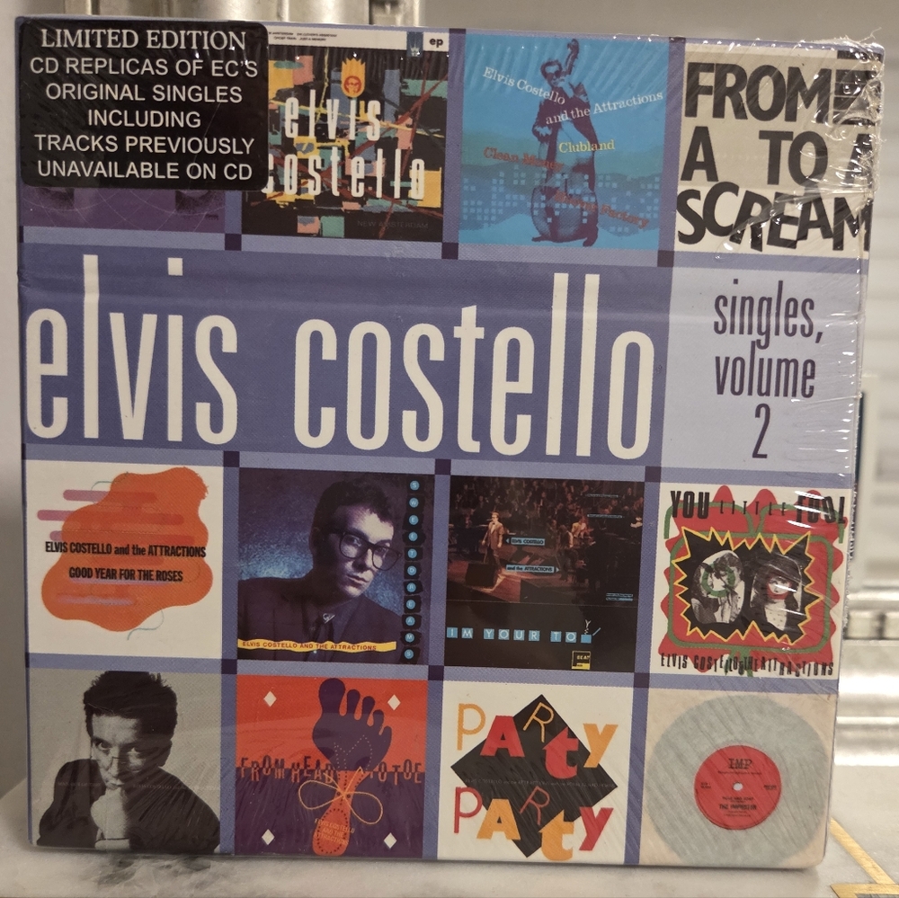 Sealed Elvis Costello Singles Volume 2 CD Set